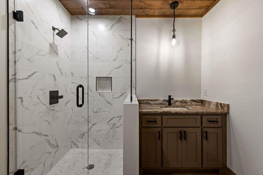 Furnished interior view inside a new home in , Blue Ridge (Image 10). Furnished interior view inside a new home in , Blue Ridge (Image 10).