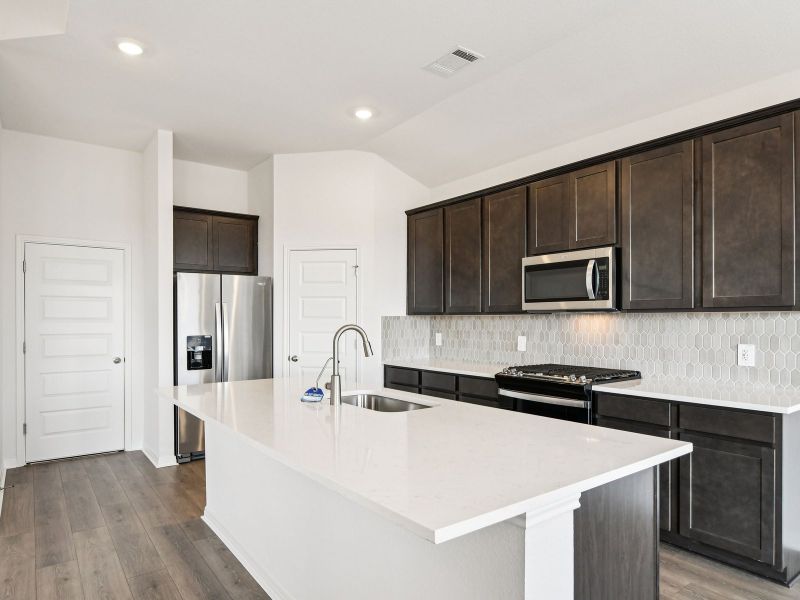Furnished interior view inside a new home in Prairie Winds - Executive Collection, Hutto (Image 3).