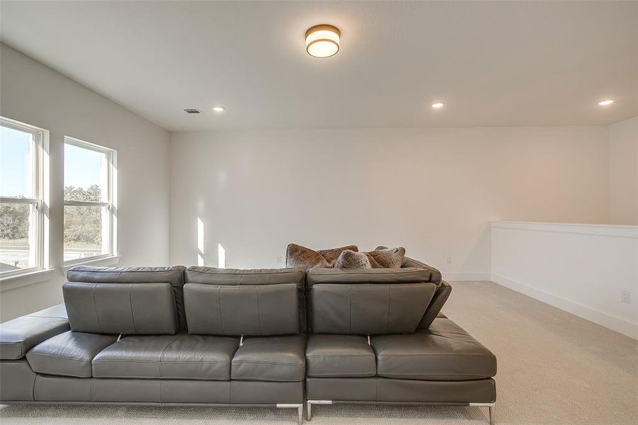 Furnished interior view inside a new home in Rumfield Estates, North Richland Hills (Image 16).