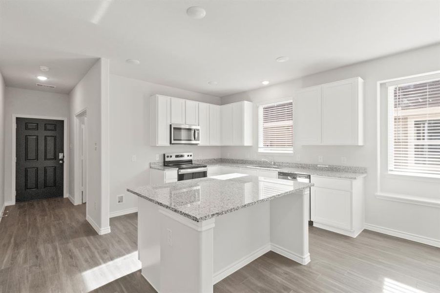 Furnished interior view inside a new home in Retreat at Fossil Creek, Fort Worth (Image 5).
