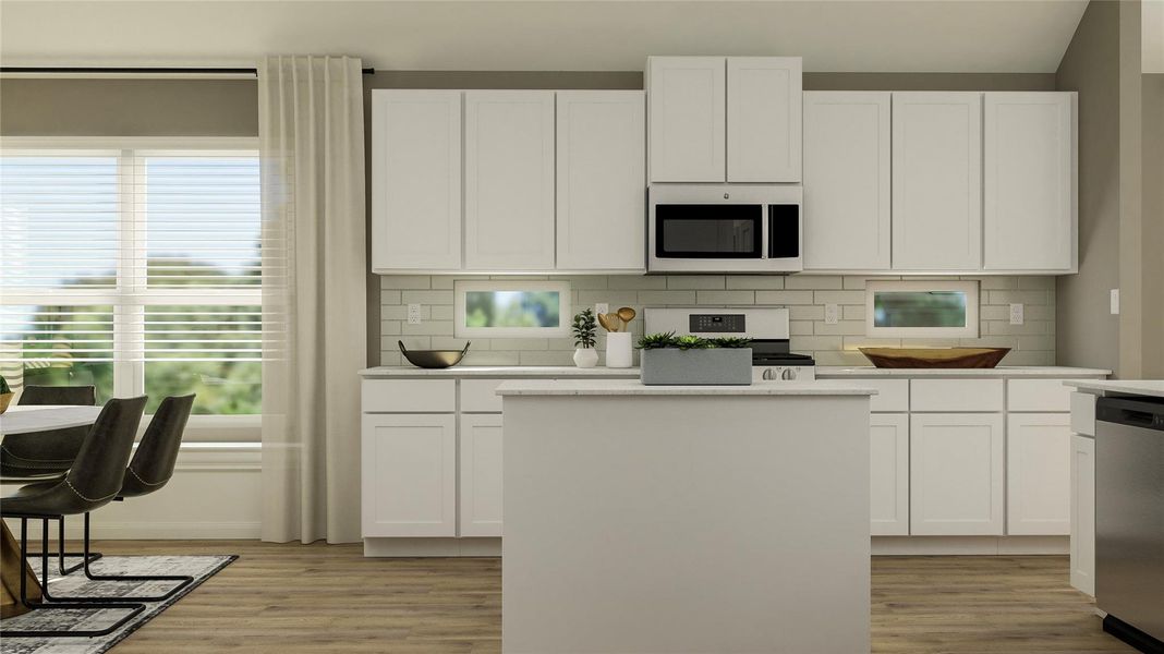 Furnished interior view inside a new home in Lively Ranch: Brookstone Collection, Georgetown (Image 23). Furnished interior view inside a new home in Lively Ranch: Brookstone Collection, Georgetown (Image 23).