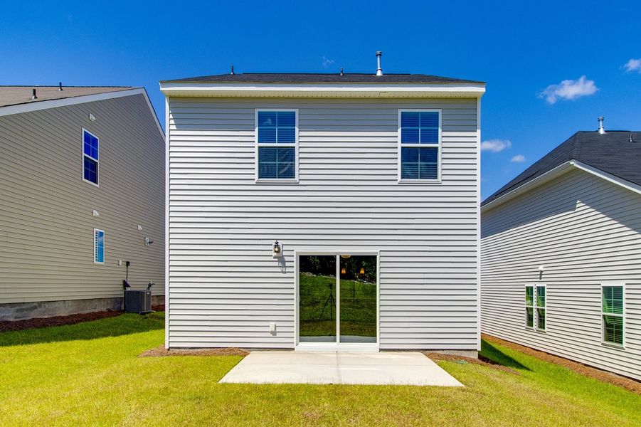 Exterior details and patio area of a home in Ellington, Elgin (Image 23).