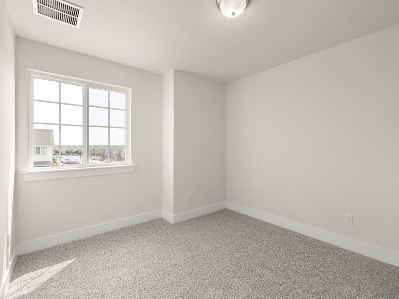 Spacious, unfurnished interior of a new home in Saddle Creek Twinhomes, Georgetown (Image 43).