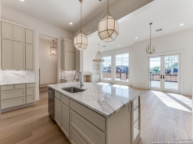Furnished interior view inside a new home in , San Antonio (Image 5). Furnished interior view inside a new home in , San Antonio (Image 5).