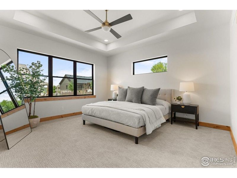 Furnished interior view inside a new home in Harvest Ridge, Berthoud (Image 44).