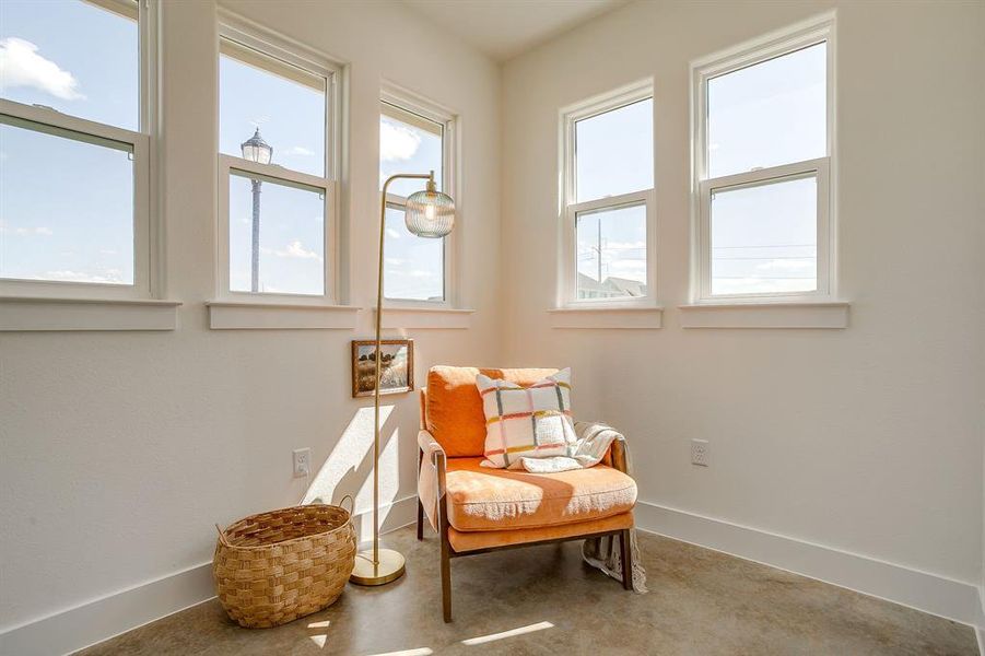Furnished interior view inside a new home in , Granbury (Image 15). Furnished interior view inside a new home in , Granbury (Image 15).