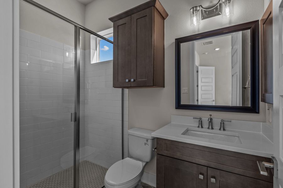 Representative furnished interior of a home built from the Fredericksburg by Beazer Homes in Highland Estates, San Antonio (Image 7).