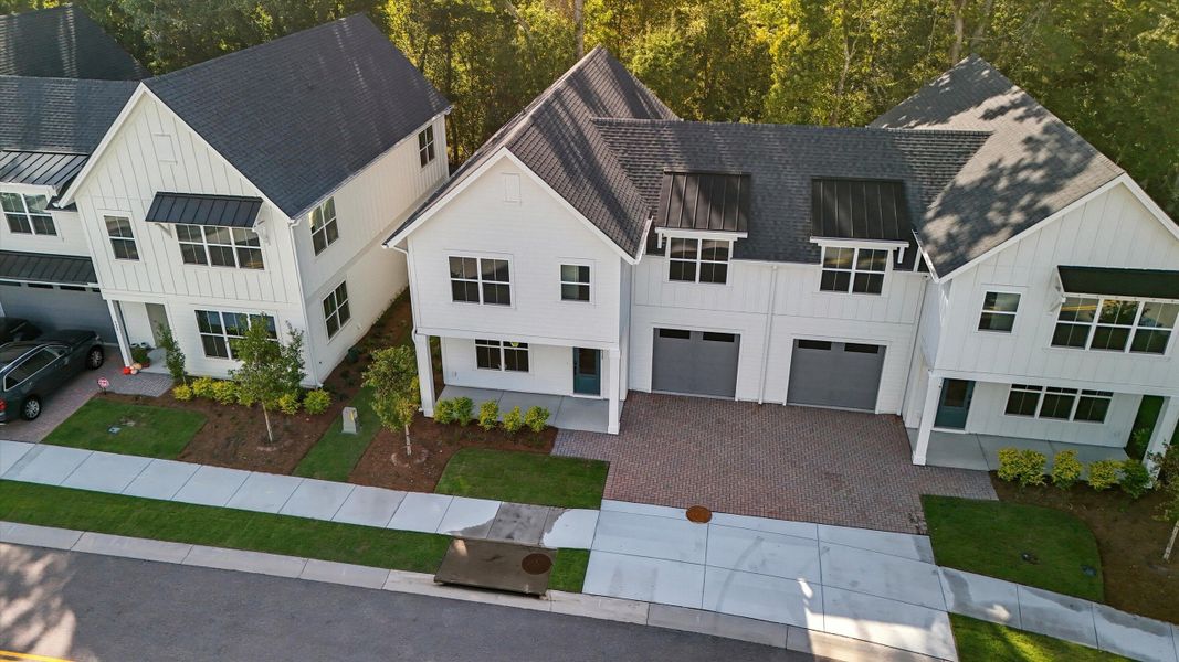 Front exterior of a new home in Hayes Park, Johns Island, SC, highlighting curb appeal (Image 19).