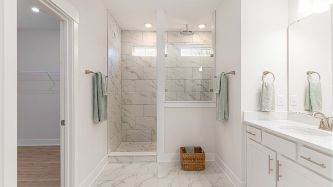 Representative furnished interior of a home built from the Keeneland II by DRB Homes in Ballam Oaks, Mount Pleasant (Image 8).