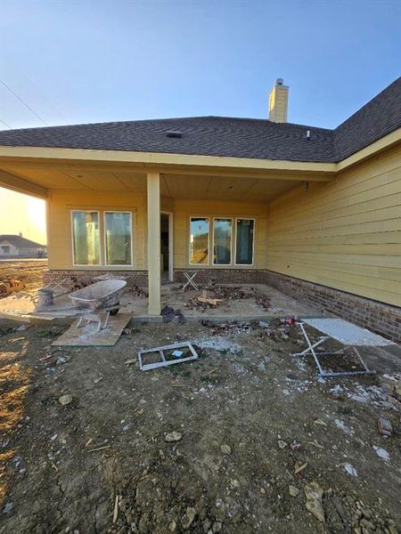 In-progress construction of a new home in Hillview Addition, Decatur, TX (Image 13). In-progress construction of a new home in Hillview Addition, Decatur, TX (Image 13).
