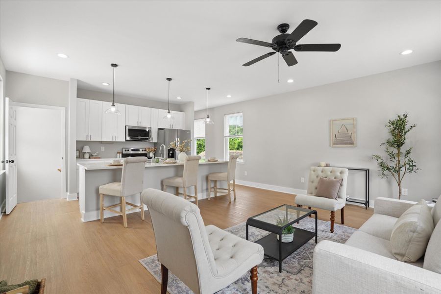 Furnished interior view inside a new home in , North Charleston (Image 15).