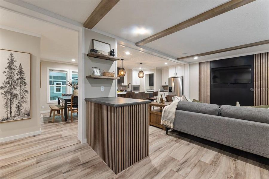 Furnished interior view inside a new home in , Okeechobee (Image 17).