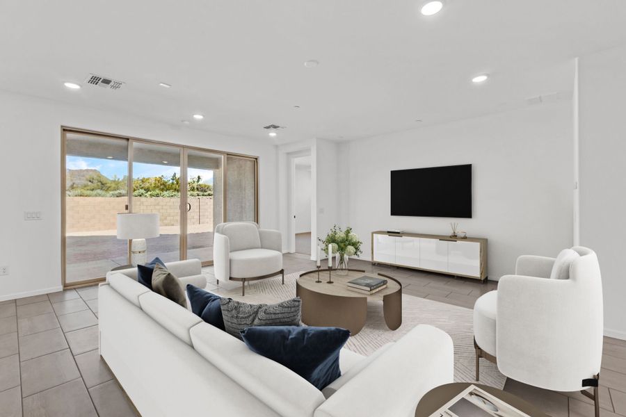 Furnished interior view inside a new home in Montelena, Marana (Image 5). Furnished interior view inside a new home in Montelena, Marana (Image 5).