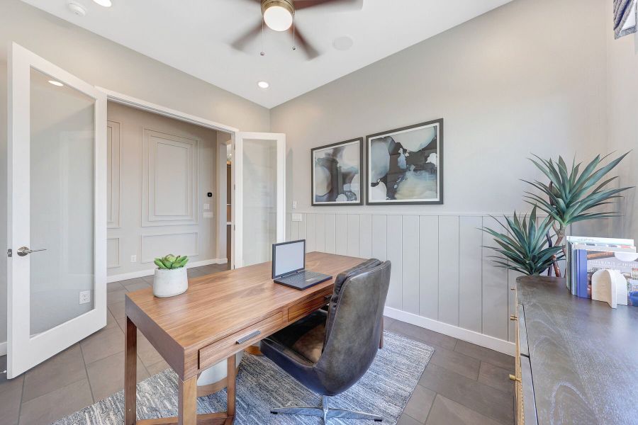 Representative furnished interior of a home built from the Cobalt by Mattamy Homes in Landmarke, Queen Creek (Image 35).