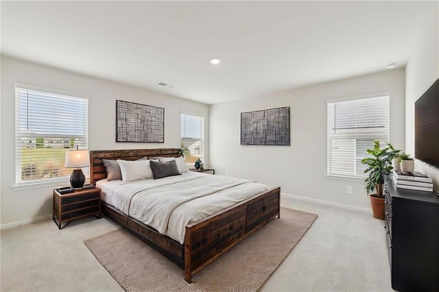 Furnished interior view inside a new home in Hawthorne Station, College Park (Image 4).