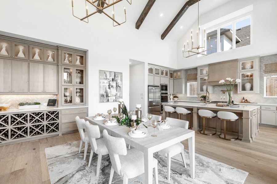 Representative Dining Room - some options shown