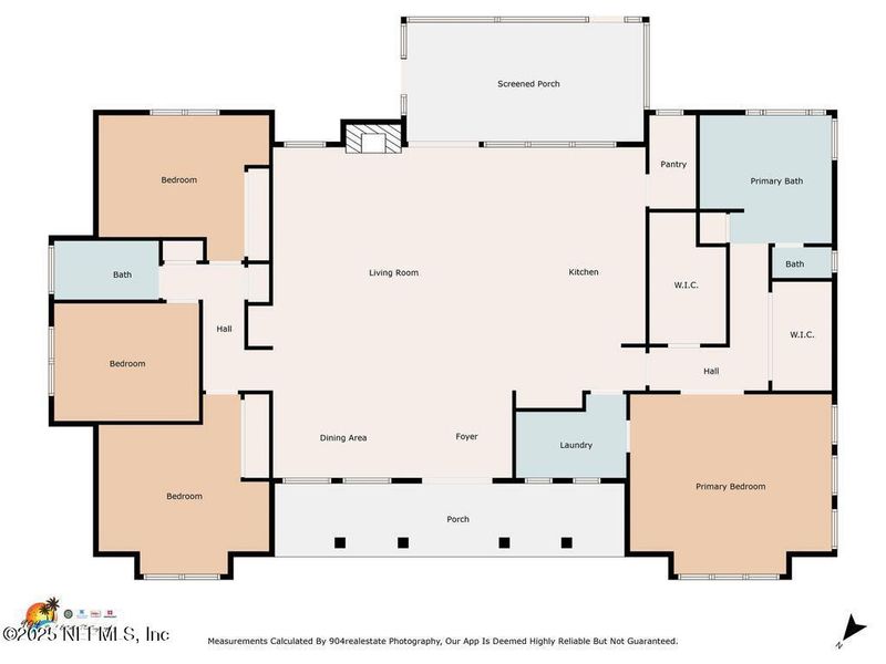 2D floor plan layout of this home in , Fernandina Beach, FL (Image 3).