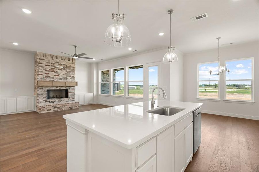 Furnished interior view inside a new home in , Decatur (Image 9).