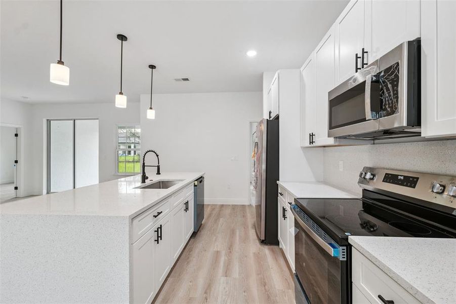 Furnished interior view inside a new home in , Ocala (Image 2).