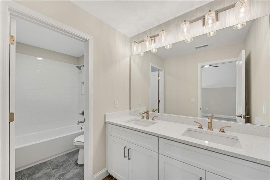 Furnished interior view inside a new home in , Hiram (Image 39).