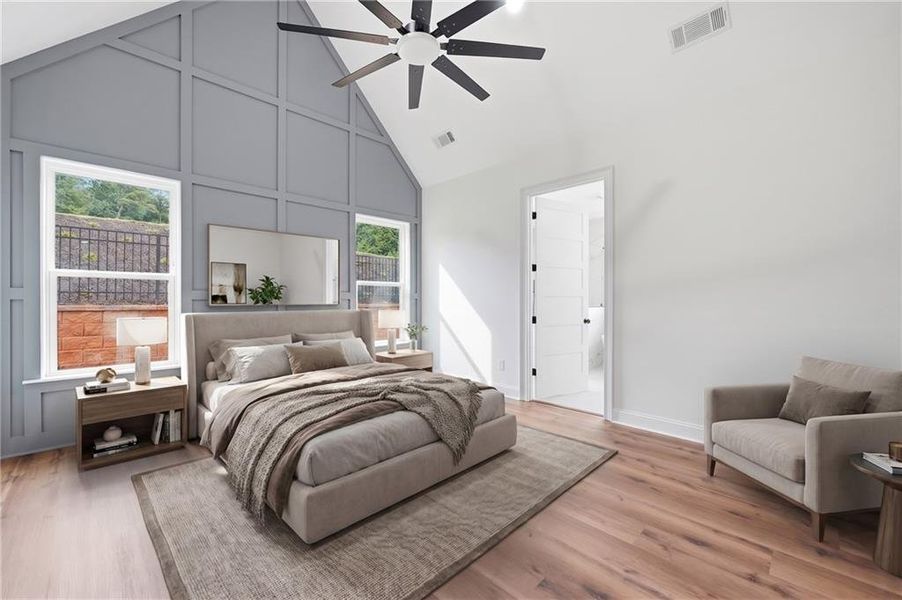 Furnished interior view inside a new home in , Commerce (Image 14). Furnished interior view inside a new home in , Commerce (Image 14).