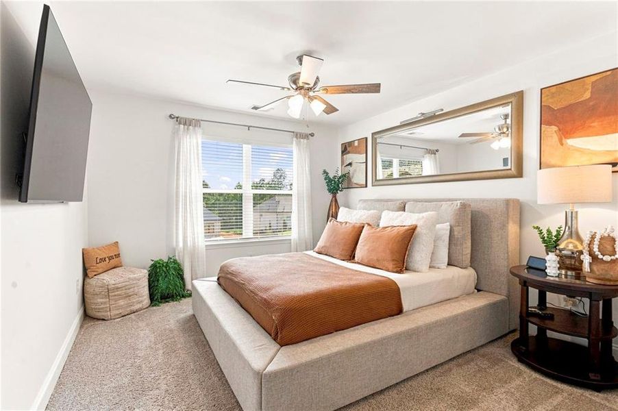 Furnished interior view inside a new home in , Conyers (Image 10).
