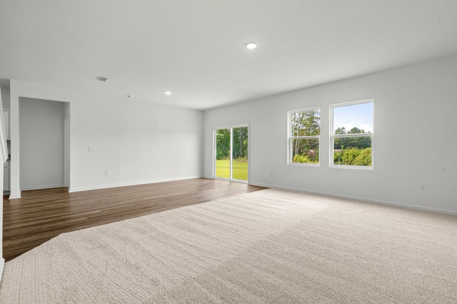 Representative unfurnished interior of a home built from the Sagan by Starlight Homes in Cottonwood Creek, San Marcos (Image 16).