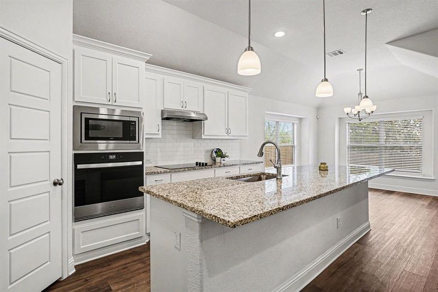 Furnished interior view inside a new home in , Keene (Image 7).
