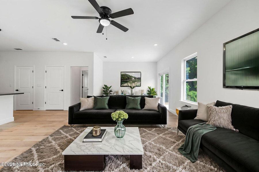 Furnished interior view inside a new home in , Jacksonville (Image 6).