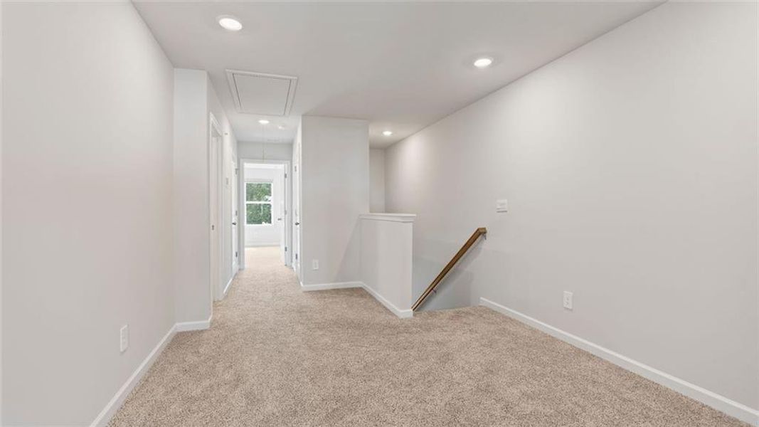 Spacious, unfurnished interior of a new home in Terrace at Riverview Landing, Smyrna (Image 9).
