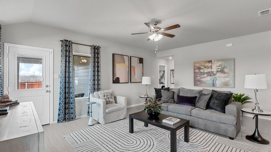 Furnished interior view inside a new home in Longhorn Estates, Fort Worth (Image 17).