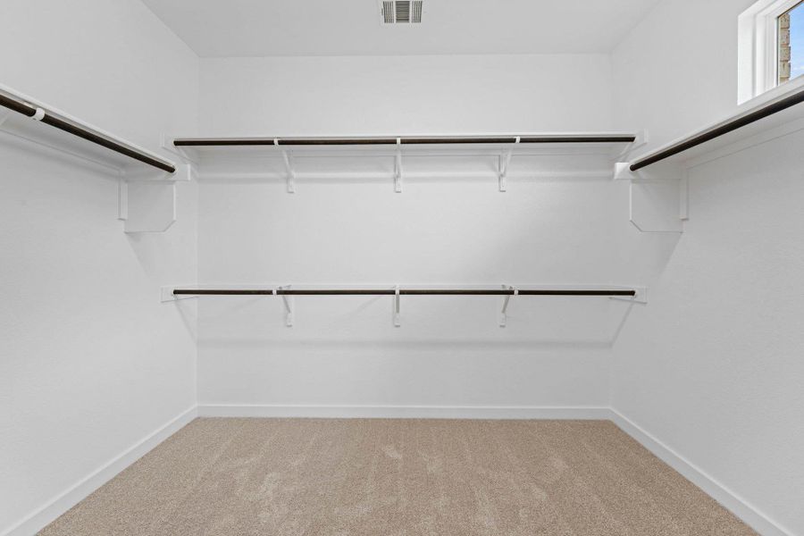 Walk-in closet in Primary Bedroom