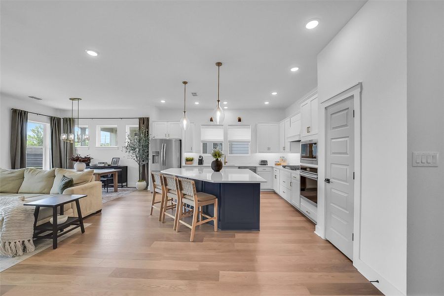 Furnished interior view inside a new home in , Cypress (Image 6).
