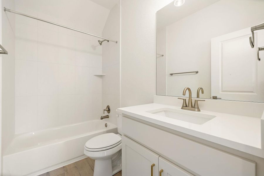 Furnished interior view inside a new home in Blackhawk in Pflugerville, Pflugerville (Image 26).