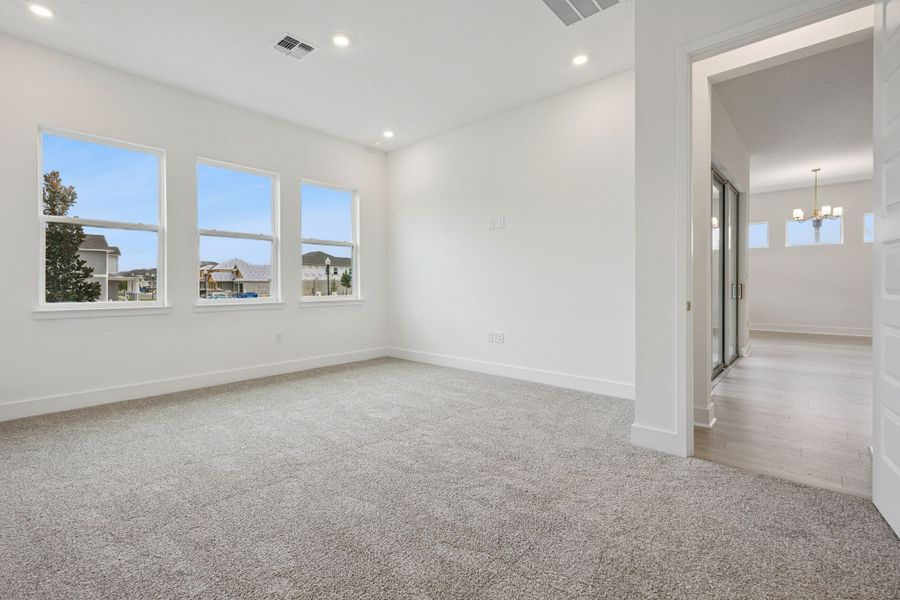 Spacious, unfurnished interior of a new home in Northlake at Ovation, Winter Garden (Image 22). Spacious, unfurnished interior of a new home in Northlake at Ovation, Winter Garden (Image 22).