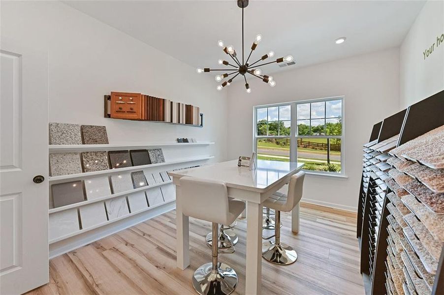 Furnished interior view inside a new home in Sagebrook, Powder Springs (Image 20).