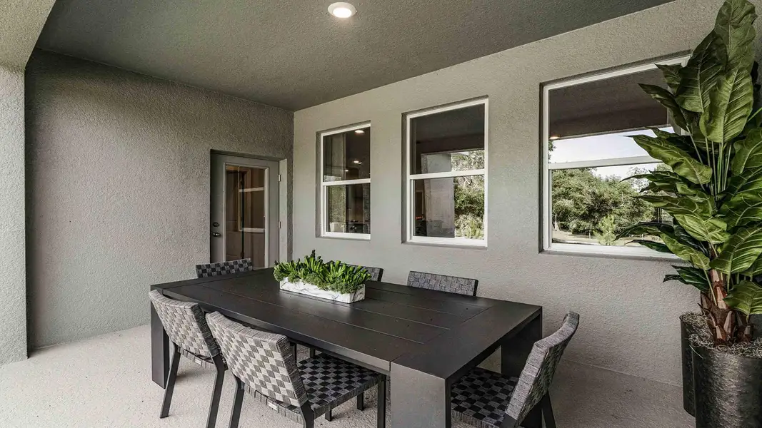 Exterior details and patio area of a home in Archers Mill, Ormond Beach (Image 3). Exterior details and patio area of a home in Archers Mill, Ormond Beach (Image 3).