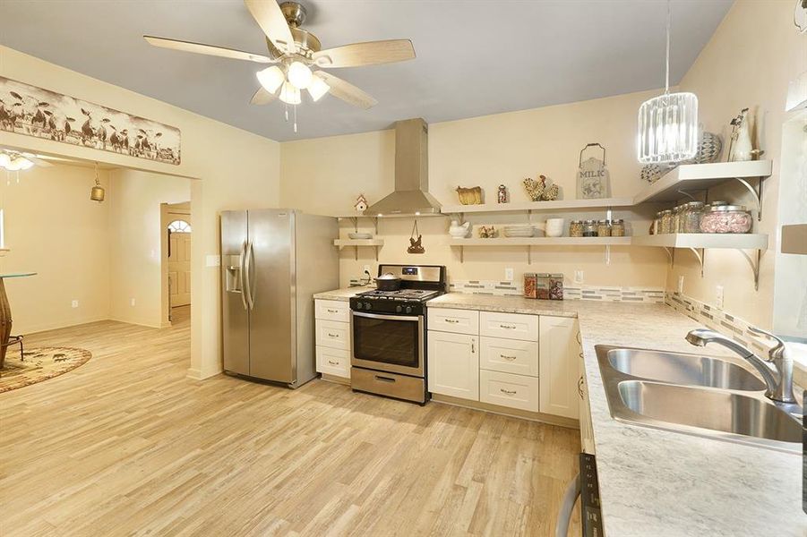 Furnished interior view inside a new home in , Alvord (Image 28).