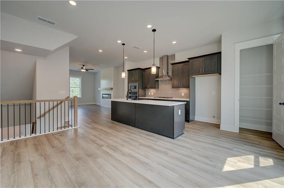 Furnished interior view inside a new home in Barrett Pointe, Kennesaw (Image 10).