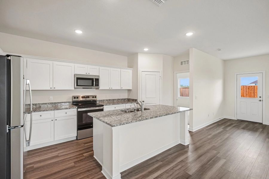 Representative furnished interior of a home built from the Prism by Starlight Homes in The Trails at Carmel, Pflugerville (Image 9). Representative furnished interior of a home built from the Prism by Starlight Homes in The Trails at Carmel, Pflugerville (Image 9).