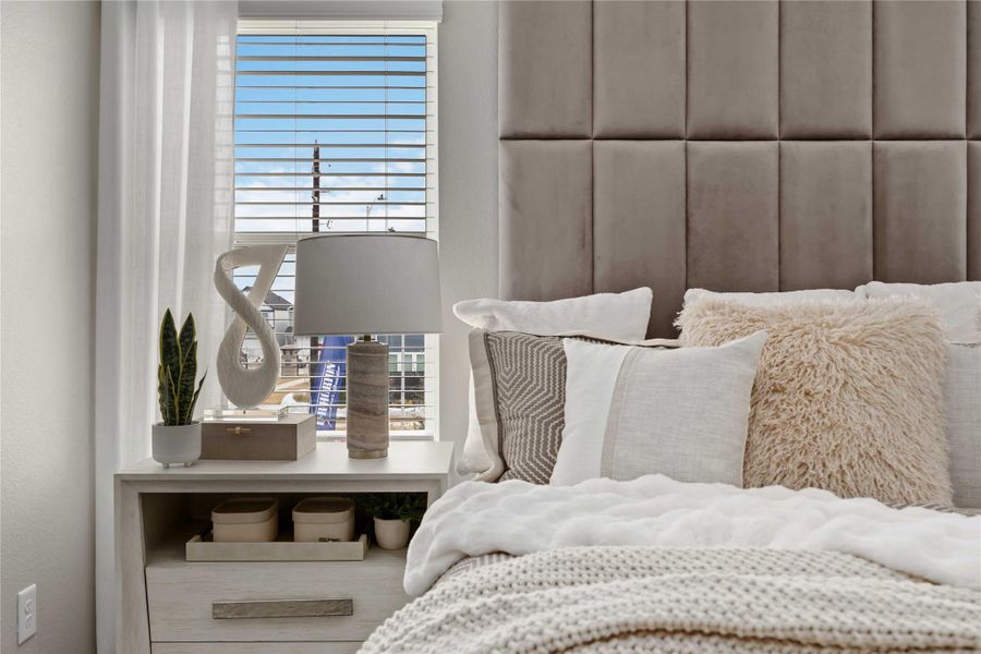 Close-up of interior finishes inside a home in Grand West, Houston (Image 19).