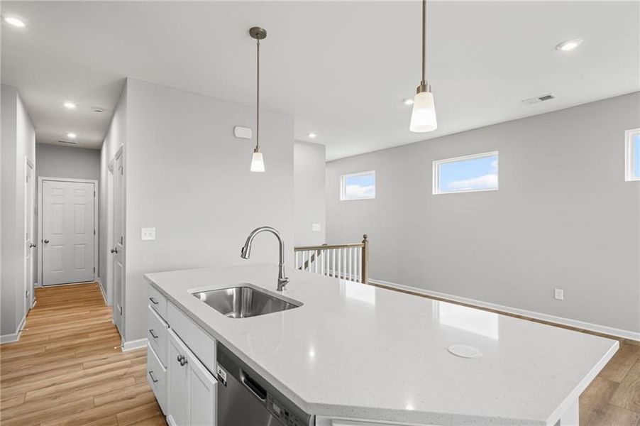 Furnished interior view inside a new home in Villas at Gold Creek, Dawsonville (Image 6).