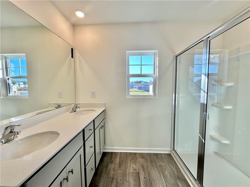 Furnished interior view inside a new home in Champions Village at Cherry Hill, Pendleton (Image 10).