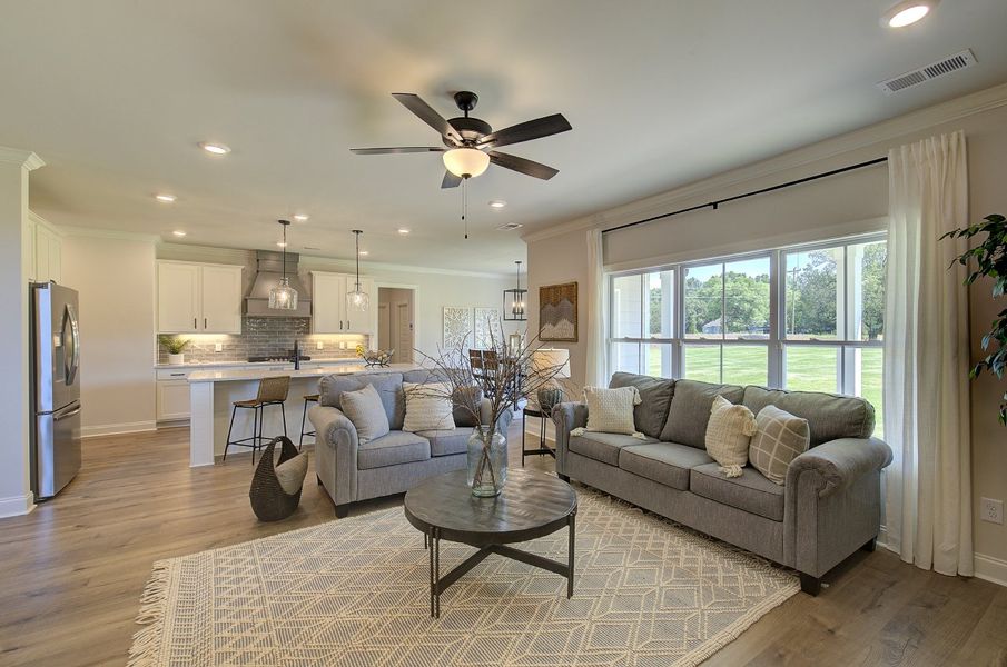 Furnished interior view inside a new home in Arbor Woods, Easley (Image 8).