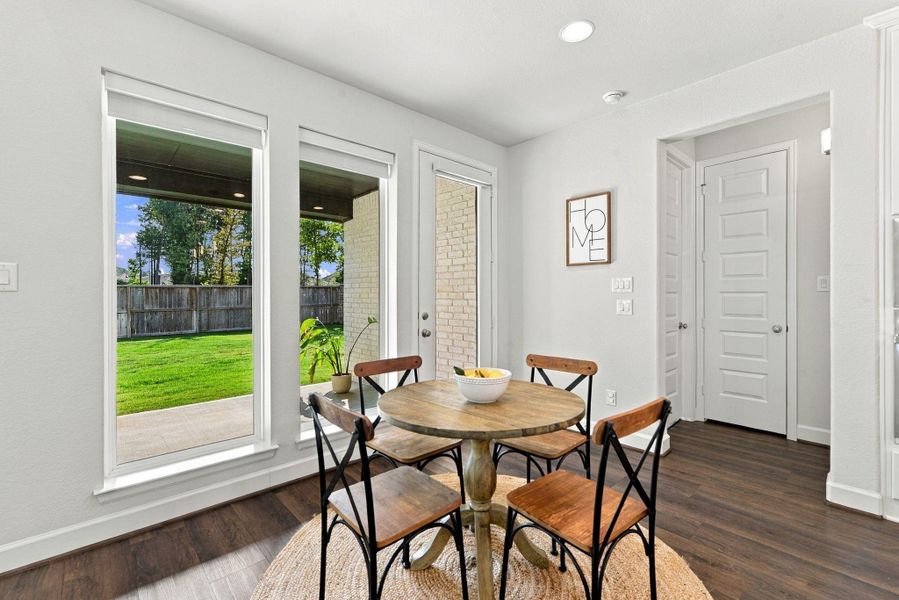 Furnished interior view inside a new home in The Highlands, Porter (Image 17).