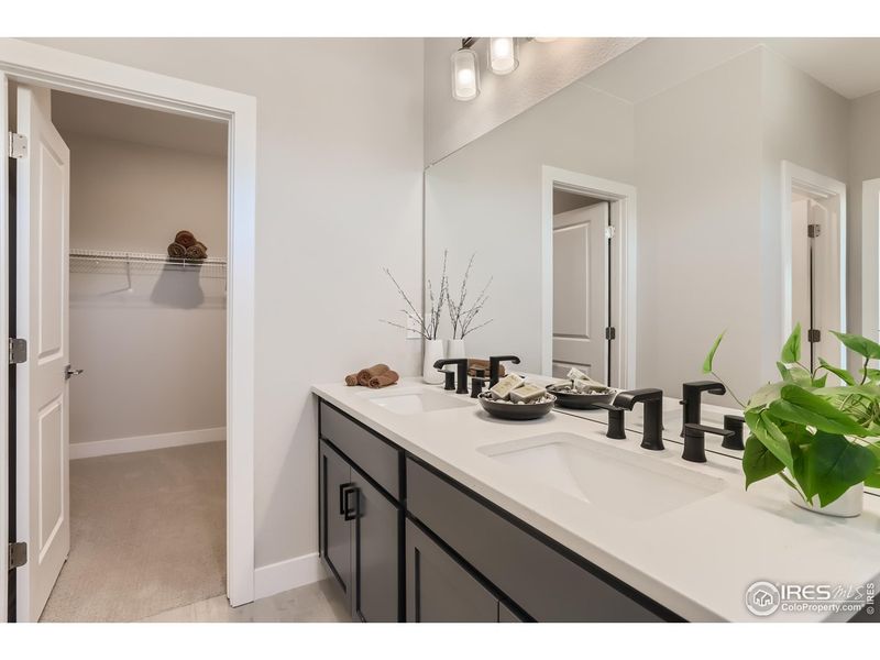 Furnished interior view inside a new home in Country Club Reserve, Fort Collins (Image 5). Furnished interior view inside a new home in Country Club Reserve, Fort Collins (Image 5).
