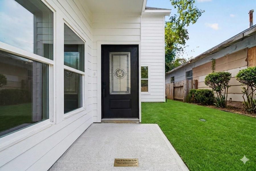 Exterior details and patio area of a home in , Houston (Image 25). Exterior details and patio area of a home in , Houston (Image 25).