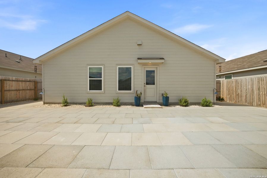 Exterior details and patio area of a home in Tarasco Gardens, San Antonio (Image 22). Exterior details and patio area of a home in Tarasco Gardens, San Antonio (Image 22).