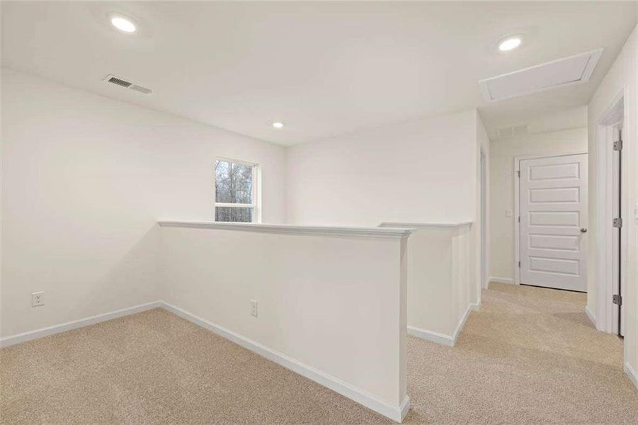 Spacious, unfurnished interior of a new home in Oakchase at Hampton, Hampton (Image 53).