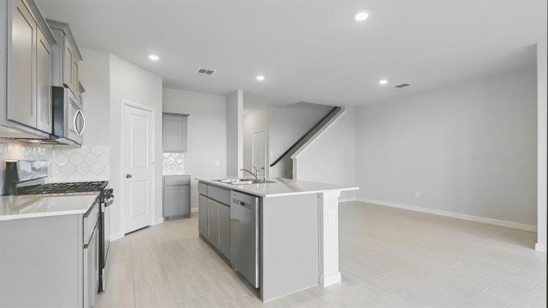 Furnished interior view inside a new home in Terra Trace, Fort Worth (Image 10).